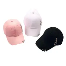 Женская модная Повседневная Женская бейсбольная Кепка унисекс Snapback Хип Хоп Плоская Шляпа HX0328
