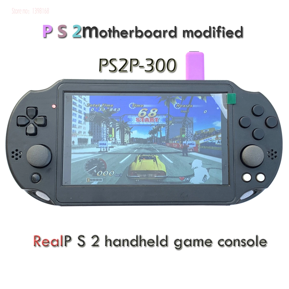 7 Inch Ips For P S2 Portable Arcade Player Collection Modified By P S2 Motherboard Not Simulator Double Joystick Model Ps2p 300 Coin Operated Games Aliexpress
