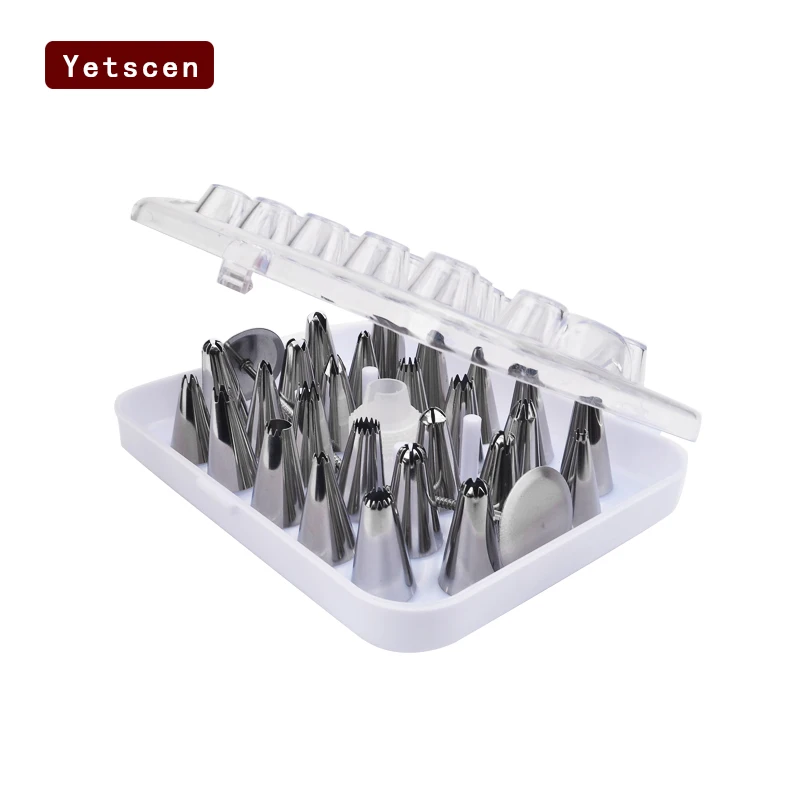 

30 PCS Cake Decorating Tools Kitchen Accessories Pastry tool Nozzles DIY Decorating Icing Piping Confectionery piping tips