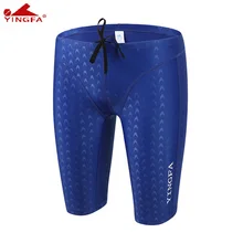 Yingfa-bañadores de entrenamiento para hombre, pantalones cortos ajustados de Sharkskin, con certificado fino, resistentes al cloro, 9205