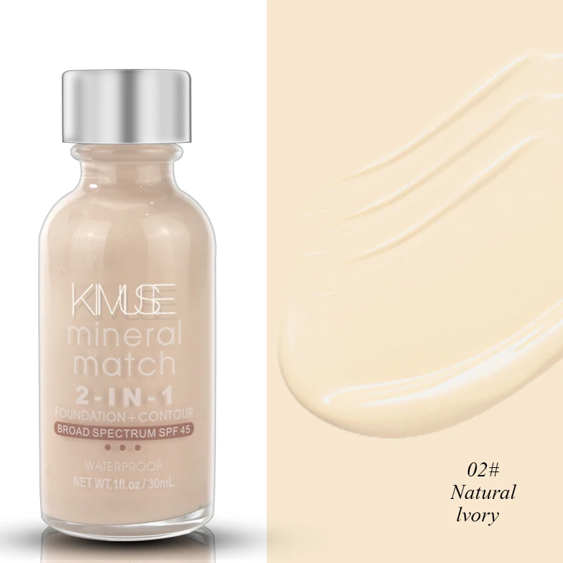 Natural Impeccable Makeup Primer Liquid Foundation Concealer Face