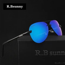 Бренд HD, Модные поляризованные солнцезащитные очки из алюминиево-магниевого сплава, оправа с цветным покрытием, линзы для мужчин и женщин, солнцезащитные очки на выбор R. Bsunny