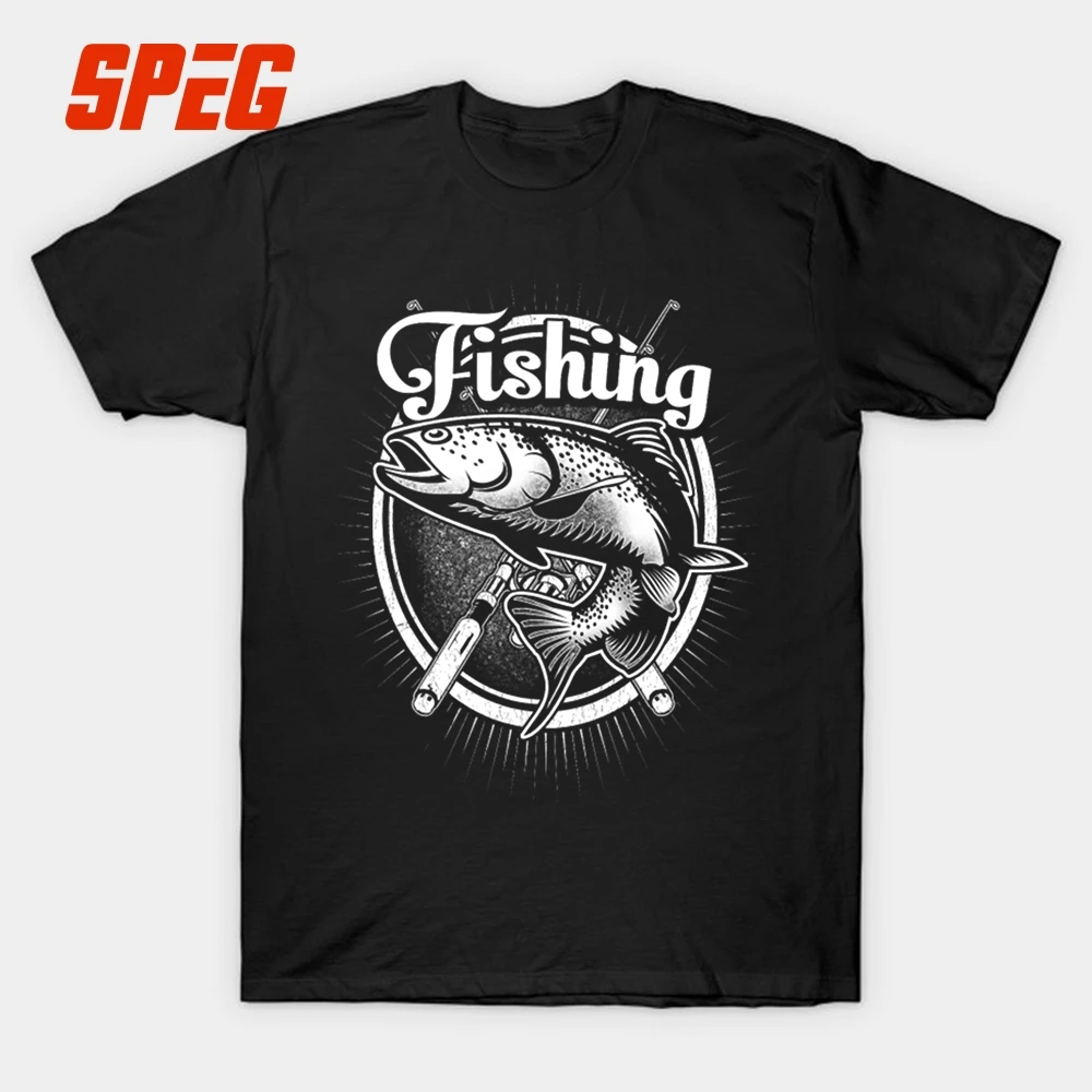 

T Shirts Fishinger Just One More Cast I Promise Youth O Neck Custom Printed Short Sleeve Fish T-Shirt Leisure Men Design Tee