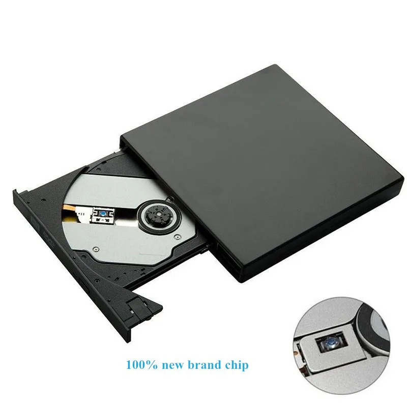 Внешний Usb 2,0 Cd Dvd Rom плеер оптический привод Dvd горелки ридер Dvd рекордер для Wind8/8,1/10/Mac