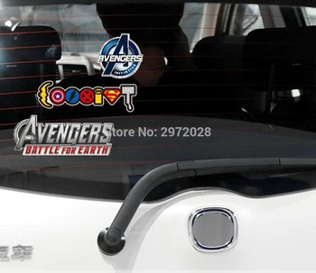 

10 x Car Styling Car Stickers The Avengers Battle for Earth Reflective Decal Car Accessory Decoration Vinyl For All the Cars