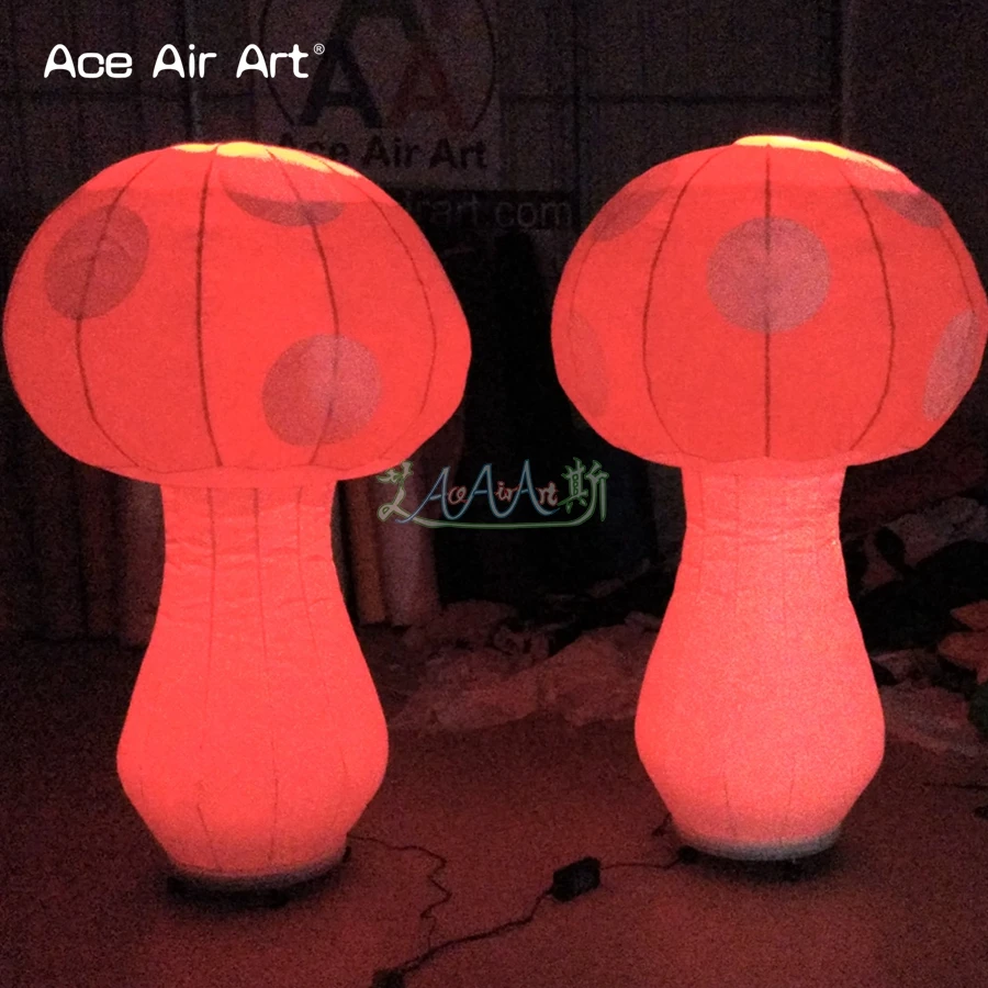 1.5 High Cheap Beautiful Big Balloon Inflatable Mushroom for Decoration
