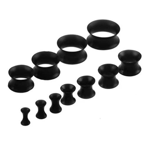 

Punk Silicone Ear Expansion Hollow Gauges Flesh Tunnels Body Piercing Jewelry
