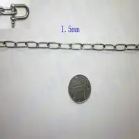 hot selling ordinary stainless steel AISI 304 1.5MM diameter lifting long link chain