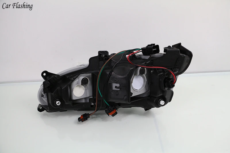 Автомобильный мигающий 1 комплект DRL для hyundai Santa Fe IX45 2013, дневной ходовой светильник, противотуманная фара, релейный Светодиодный дневной светильник, стильный головной светильник