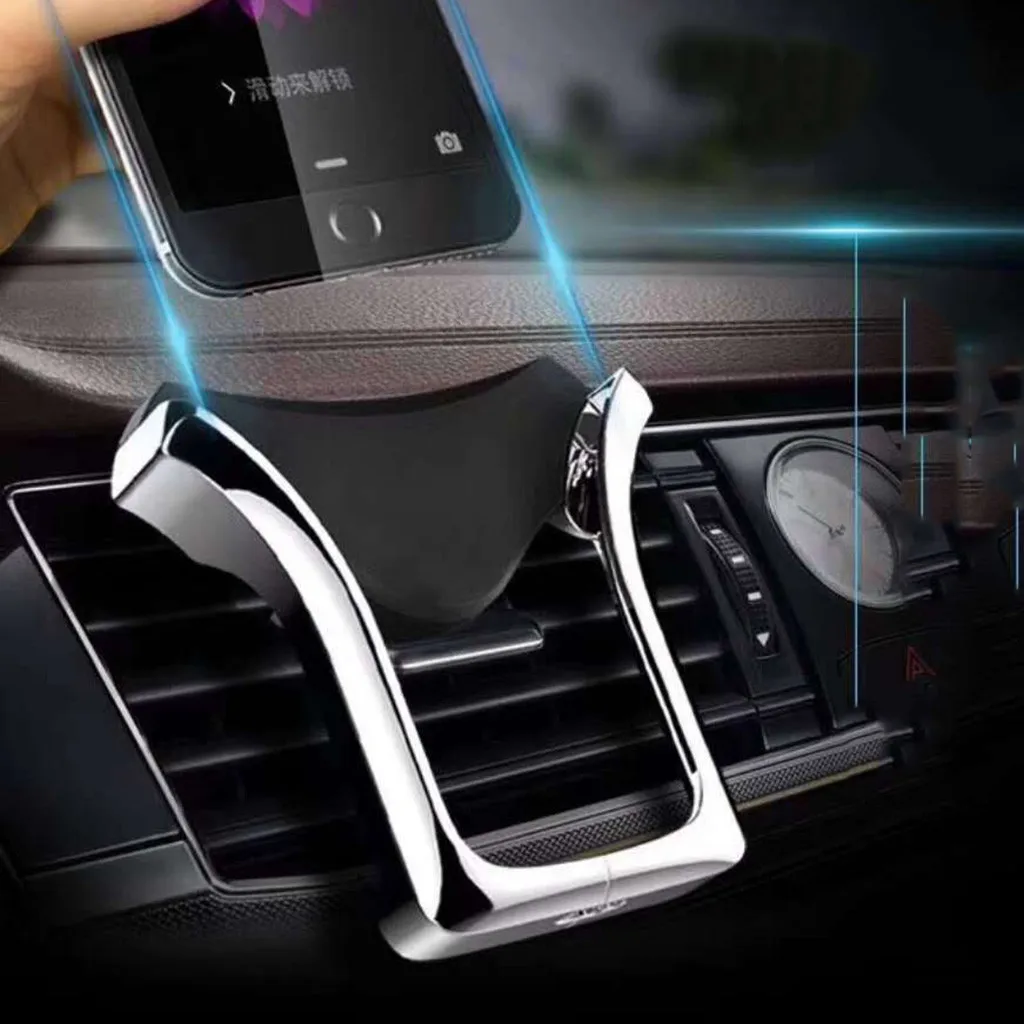 

NEW Universal Personality 360 angle Adjustable ABS Universal Car Phone Holder Mount Rhinestone Car Air Vent Clip car holder