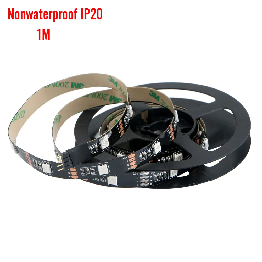 SMD RGB Светодиодная лента Водонепроницаемая 5050 1 м/2 м 30 светодиодов/м Лента USB