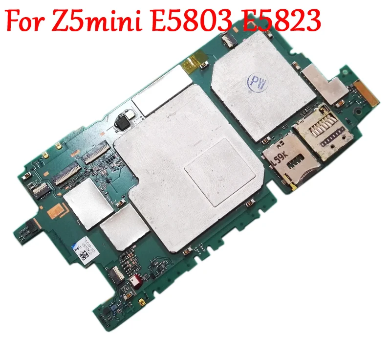 

Full Work Original Unlocked Motherboard For Sony Xperia Z5 Compact Mini Z5mini E5803 E5823 Logic Circuit Electronic panel
