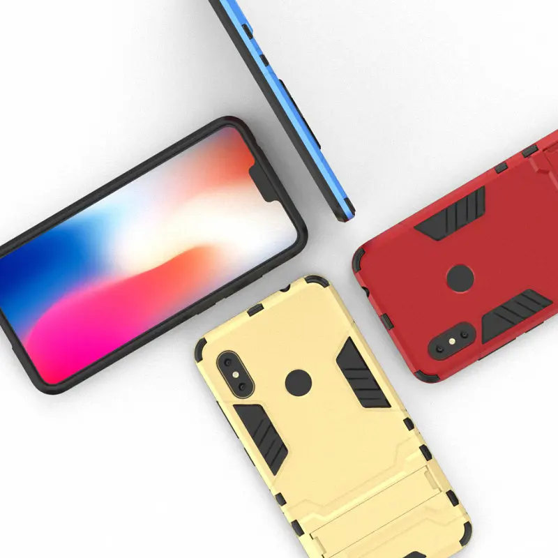 Противоударный жесткий чехол для Xiaomi Redmi Note 6 Pro 6|Бамперы| |
