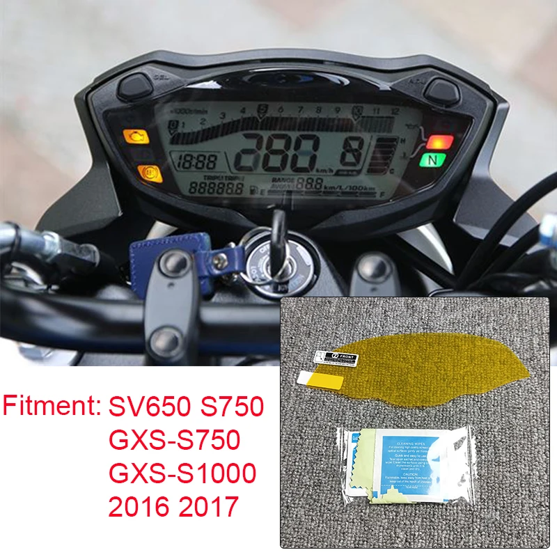 Для Suzuki SV650 S750 GXS-S750 GXS-S1000 2016 2017 защитная пленка против царапин Anti Blue светильник