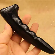 Foot Scrapping Massage Plate Stick Pen Gua Sha Natural Buffalo Ox Horns Acupuncture Point Massager Eye