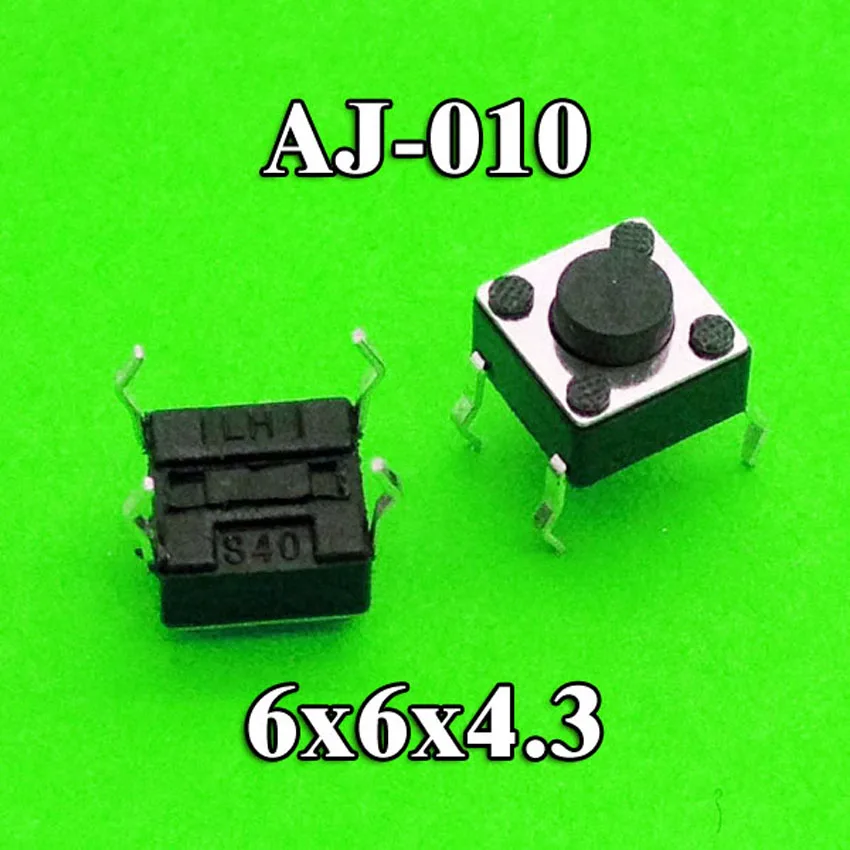 

1piece 6X6X4.3 DIP Tactile Tact Mini Push Button Switch Micro Switch Momentary 6*6*4.3mm