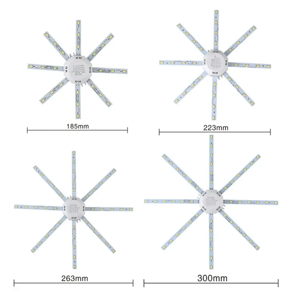 56 светодиодный 500LM Осьминог потолочный светильник для спальни модуль лампа доска 12 Вт 16 Вт 20 Вт 24 Вт Светодиодный светильник источник лампа пластина