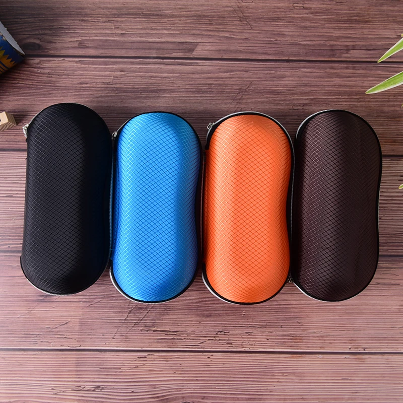 1PC Fiber Colorful Cover Sunglasses Case For Women Men Sunglass Shell