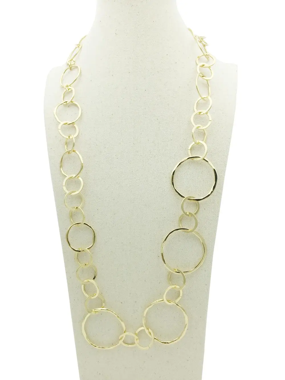 Buy Gold Color Hollow Circles Series Chains Necklace