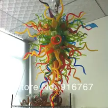 C02-Free художественная стеклянная выдувная люстра из муранского стекла