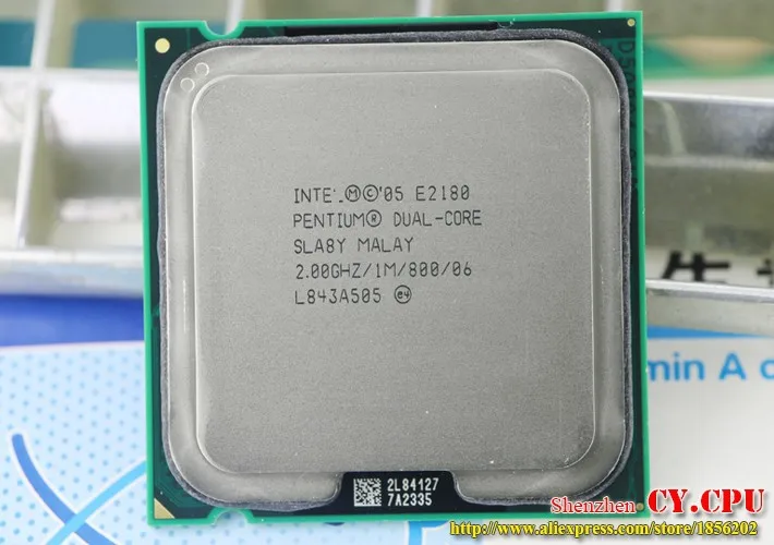 Двухъядерный процессор Intel Pentium E2180 cpu(2,0 ГГц/1 м/800 ГГц) Socket 775