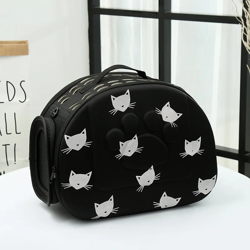

Small Dog Cat Carrier Bag Outdoor Dog Carrier Bag Foldable EVA Pet Kennel Puppy Dog Cat Outdoor Travel Shoulder Bag