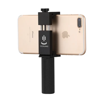 

Handheld Phone Holder Grip tripode Hot Shoe 1/4" Screw mini tripod Adapter for Microphone LED Video Light Mount Adapter