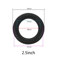 GHXAMP Speaker Foam Repair 1 2.5 3.5 4 6.5 INCH Suspension Surround Folding Ring Full Range Woofer Speaker Replacement 2PCS 2