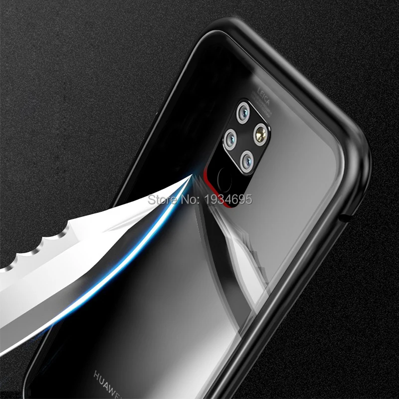 Magnetic-Adsorption-cases-for-Huawei-mate-20-pro-case-tempered-glass-flip-case-mate-20-lite (1)