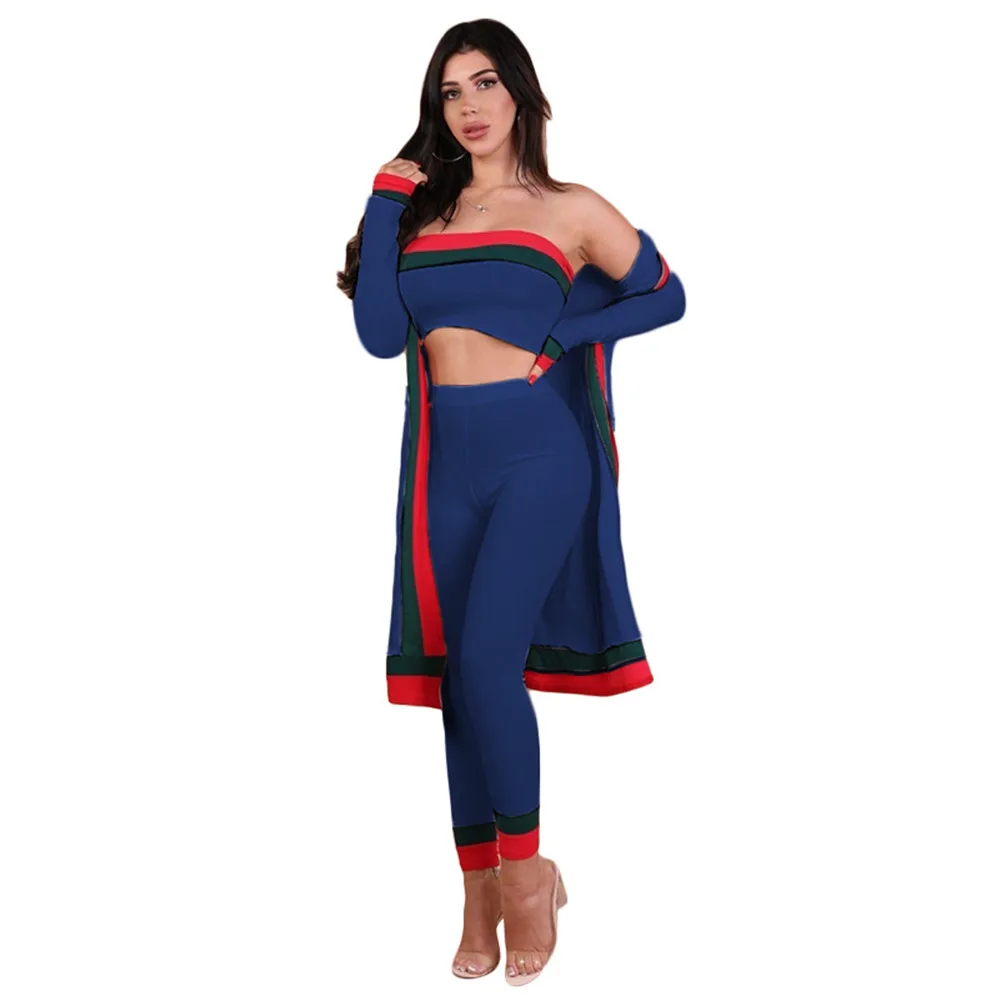 

2019 Women African Dashiki Suit Costume Plus Size New Large Elastic Autumn Design Long Sleeve Lovely Bazin Three-Piece Suit
