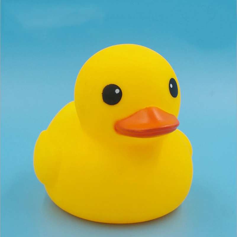 13x10.2CM Yellow Rubber Duck Ducky Baby Bath Toys Classic Bathing Water