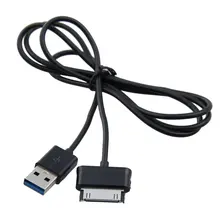 1 meter USB 3.0 data, charging cable, FOR Huawei Mediapad 10 FHD tablet black