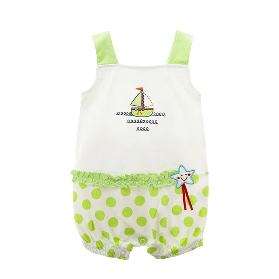 PY1010 Bobo choses/Летняя одежда для маленьких мальчиков комбинезон короткий рукав Хлопковая Одежда для маленьких мальчиков на возраст от 0 до 24 месяцев, комбинезон для новорожденных, для девочек детские Костюмы - Цвет: PY1010