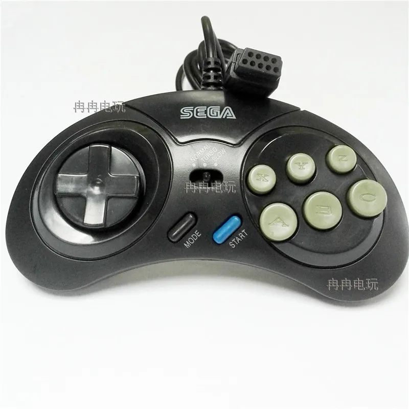Оптовая продажа игровой контроллер для SEGA Genesis 6 кнопок геймпад Mega привод режим