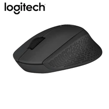 logitech M275 игровой Мышь 2,4G беспроводное соединение для ноутбука ПК оптического слежения геймерская мышь компьютерных игр Mause эргономичный приемник