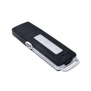 

Wholesale Original 16GB USB Drive Rechargeable Mini Dictaphone WAV Audio Pen Digital 8GB USB Disk Voice Recorder Professiona