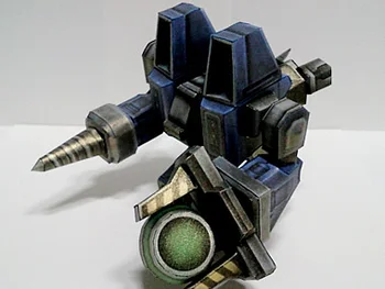 

3D Paper Model Star Robot builders DIY Handmade Toy