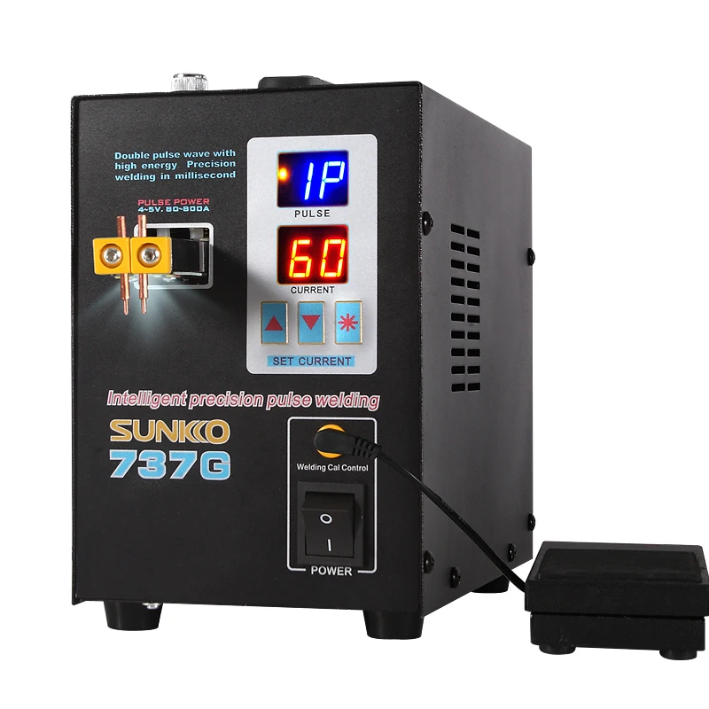 SUNKKO 737G Spot Welder Double Pulse Intelligent Precision Welding