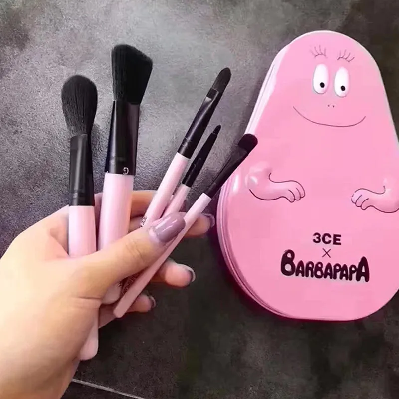 Профессиональный 5 шт./компл. kawaii косметический набор кистей для макияжа