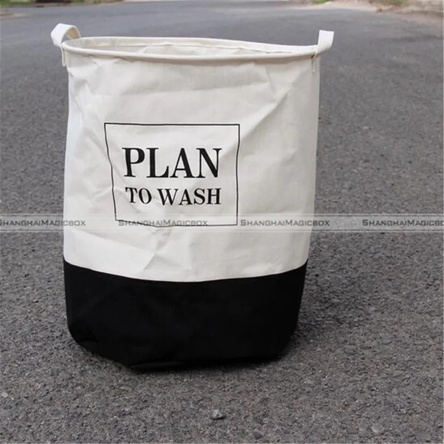 New 5 Colors Large Nylon Fabric Laundry Basket Storage Basket With