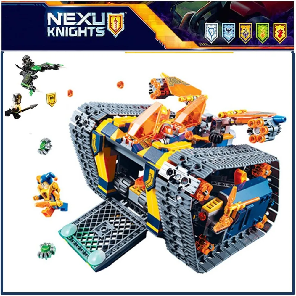 

Axl's Rolling Arsenal Destroyer 72006 Building Blocks Model 10819 14042 Compatible legoed with Knight Figure Toys For Children