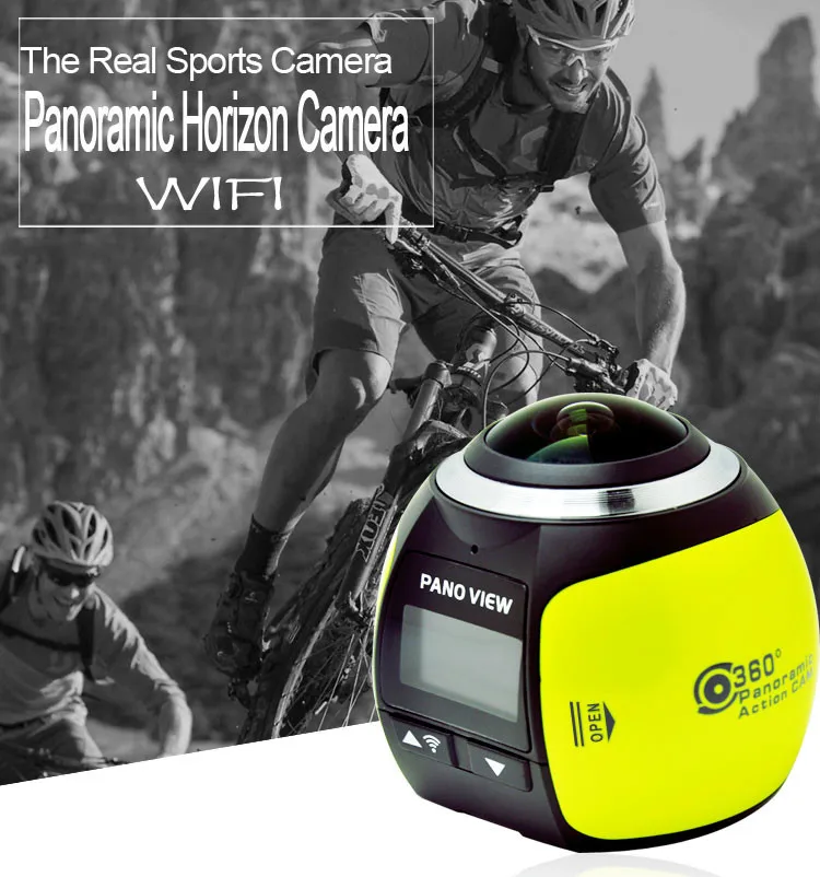 KaRue 4K 360 экшн-камера Wifi мини панорамная камера 2448*2448 Ultra HD панорамная камера 360 градусов Спорт Вождение VR Ca