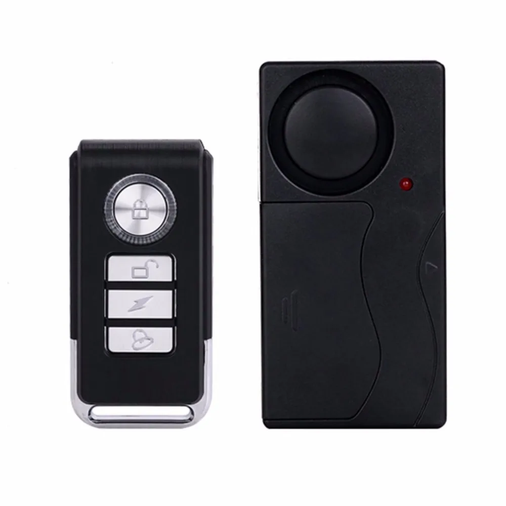 

Practical Wireless Remote Control Vibration Alarm Sensor Door Window Car Home House Security Sensor Detector