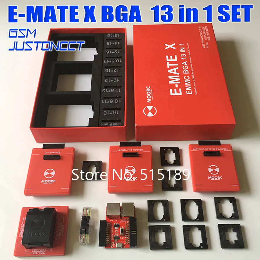 2019 MOORC Emmc коробка E-MATE X E маtе Pro box Emmc BGA 13 в 1 поддержка 100 136 168 153 169 162 186 221 529 254 Бесплатная доставка