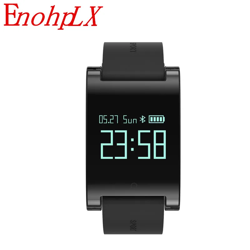 

EnohpLX Bluetooth Wearable Devices Fitness Tracker Heart Rate Monitor Bracelet Smart Watch Android Pedometer