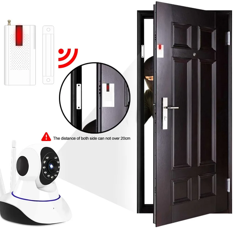 Alarm System kits hd 720P IP Camera with PIR Motion Sensor Smoke Detector Window Sensor Suitabe 433mhz GSM Home Alarm LINTRATEK Alarm System kits hd 720P IP Camera with PIR Motion Sensor Smoke Detector Window Sensor Suitabe 433mhz GSM Home Alarm LINTRATEK