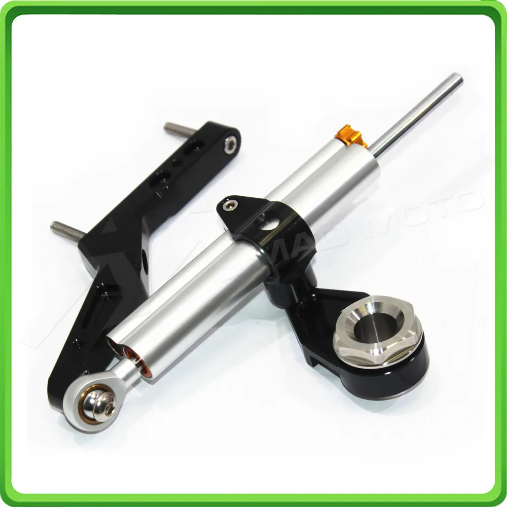 Estabilizador de direção e suporte de kawasaki, para modelos ninja zx6r