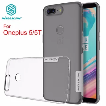 

NILLKIN Nature TPU clear Oneplus 5T case Transparent soft Luxury back cover for oneplus 5T/5 one plus 5T/5 with retailed package