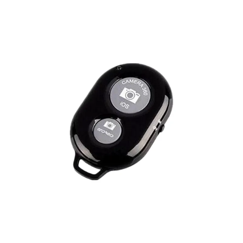 FGHGF Bluetooth телефон Автоспуск кнопка спуска затвора для iPhone 7 палка для селфи с затвором релиз беспроводной пульт дистанционного управления для huawei - Цвет: Black