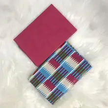 Анкара ткань африканские настоящие восковые принты Гана ткань Kente 2+ 2 ярдов настоящий воск африканская ткань тиснение для леди AW